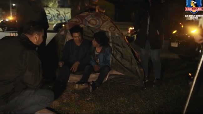 El noble gesto del Club Social y Deportivo Colo Colo con personas en situación de calle
