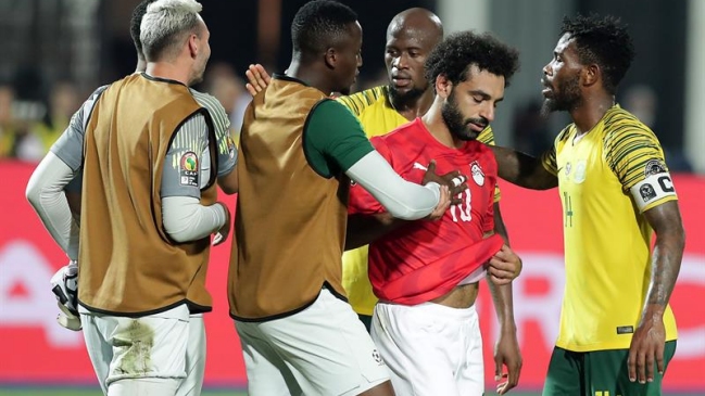 El anfitrión Egipto se despidió de la Copa Africana tras caer ante Sudáfrica en octavos de final