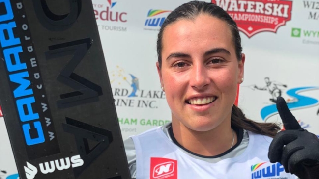 Valentina González se consagró campeona mundial sub 21 de salto en el esquí náutico