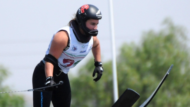 El espectacular salto en esquí náutico de Valentina González para ser campeona Mundial
