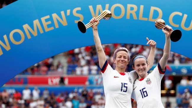 Megan Rapinoe y Rose Lavelle guiaron la victoria de Estados Unidos en la final del Mundial Femenino