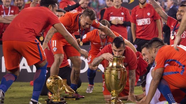 El título de la Copa América luce al fin la placa de Chile campeón en 2016