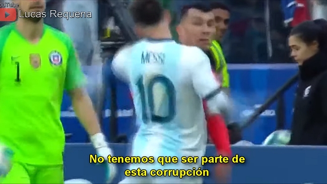 El creativo reggae con las polémicas frases de Messi en Copa América