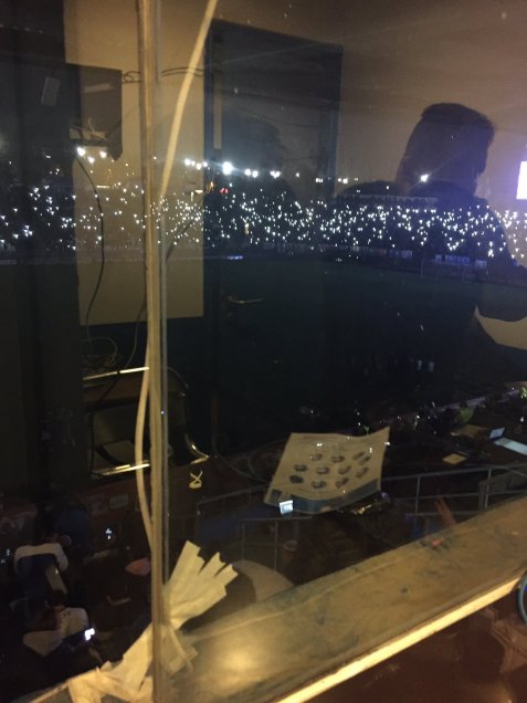 Las bellas postales que dejó el apagón en San Carlos de Apoquindo