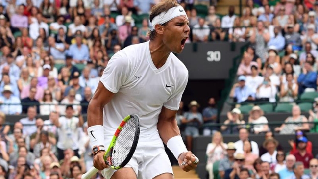 Nadal arrasó con Querrey y se medirá con Federer en semifinales de Wimbledon