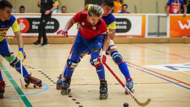 Chile perdió ajustadamente ante Francia en el hockey patín masculino de los World Roller Games