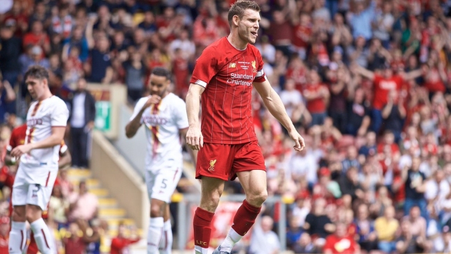 James Milner lideró victoria de Liverpool sobre Bradford City en amistoso de pretemporada