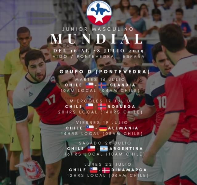 Chile debutará este martes en el Mundial Junior de Balonmano