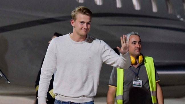 Matthijs De Ligt llegó a Turín para firmar en Juventus