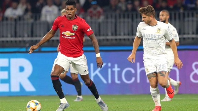 Manchester United goleó al Leeds de Marcelo Bielsa en Australia