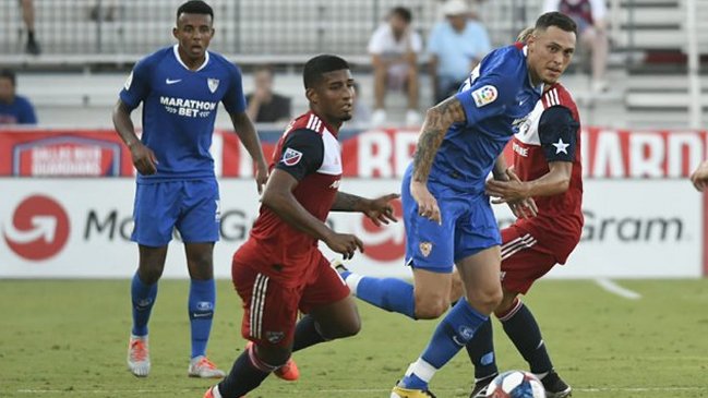 Sevilla superó de forma contundente a FC Dallas de Pablo Aránguiz en un amistoso
