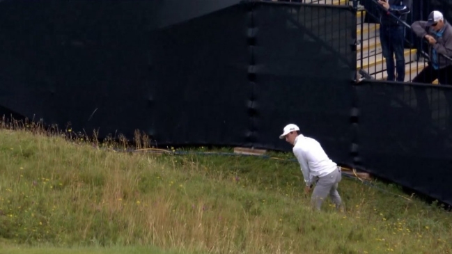 Joaquín Niemann tuvo un difícil comienzo en el Abierto Británico