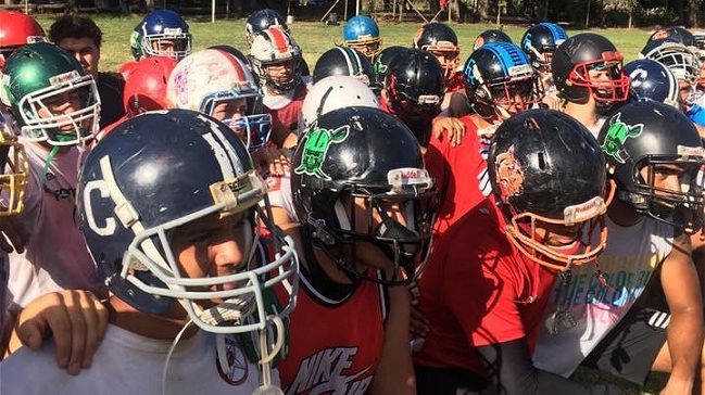 La sub 23 chilena del fútbol americano jugará en Talca ante combinado brasileño