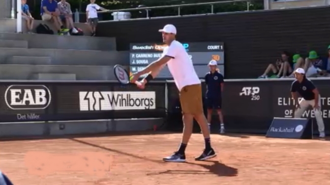 Nicolás Jarry quedó fuera de carrera en dobles de Bastad