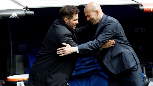 Zinedine Zidane: Diego Simeone es mejor como entrenador de lo que fue como jugador
