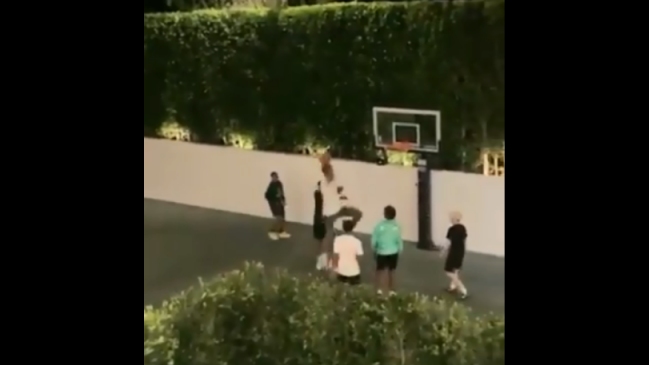 Lebron James grabó a sus hijos jugando baloncesto contra los de Shaquille O’Neal