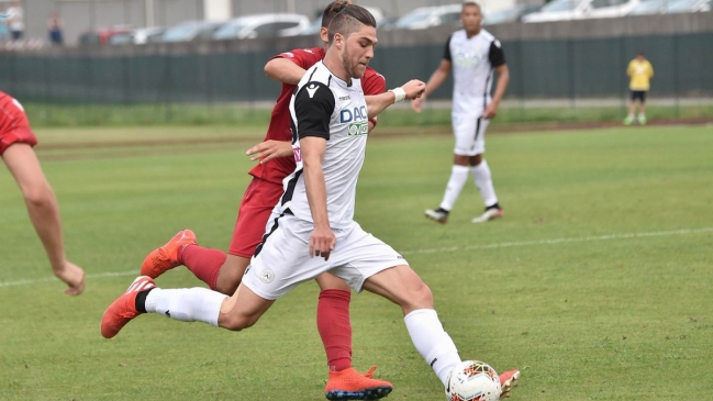 Francisco Sierralta jugó en derrota de Udinese ante club de la tercera división italiana