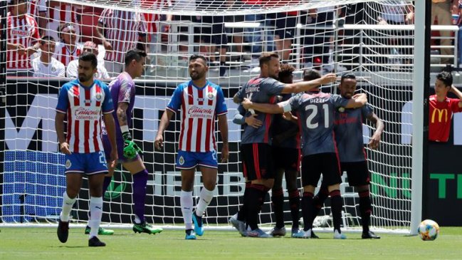 Benfica arrolló a Chivas de Guadalajara en la International Champions Cup