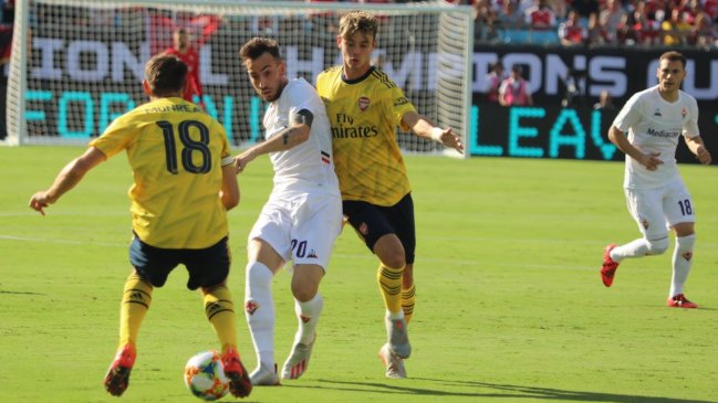 Arsenal goleó a Fiorentina y pasó a dominar la tabla de la International Champions Cup