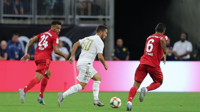 Bayern Munich venció a Real Madrid y opacó el estreno de Hazard como “merengue”