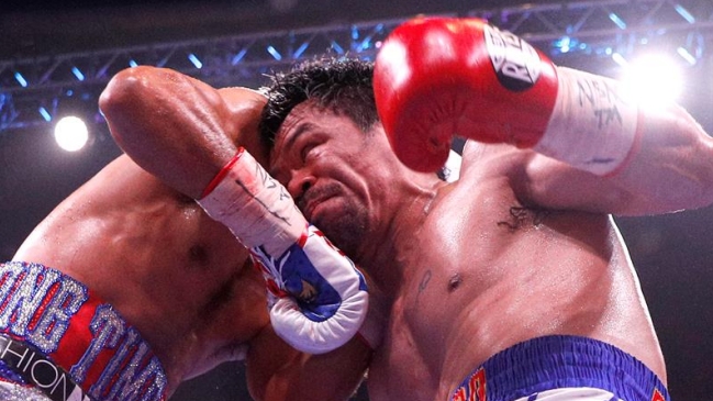 Pacquiao rompió el invicto de Thurman y se acreditó el título mundial welter de la AMB