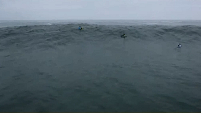 Dron fue derribado por una ola durante el Mundial de bodyboard en Arica