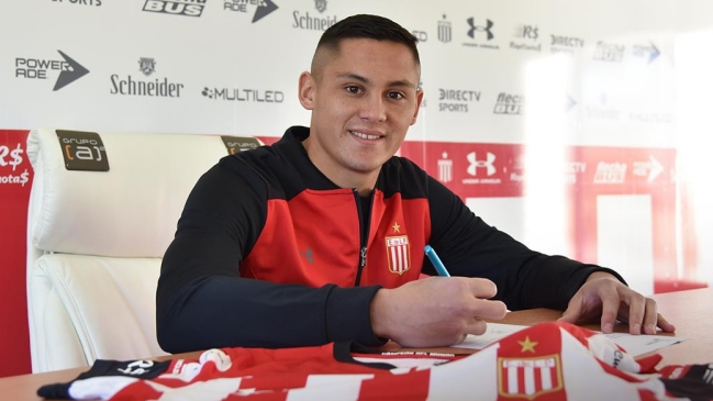 Juan Fuentes en su presentación en Estudiantes: Soy un jugador que deja la vida en cada pelota