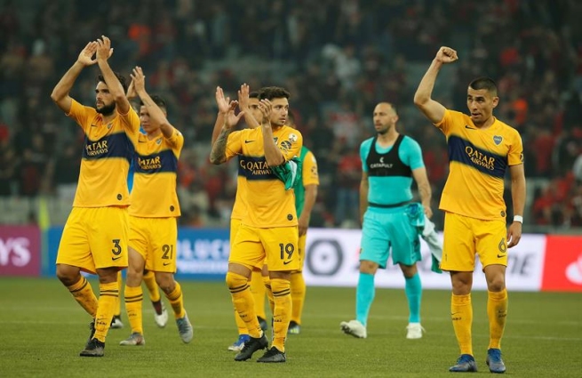 Boca Juniors cosechó un valioso triunfo ante Atlético Paranaense en Brasil