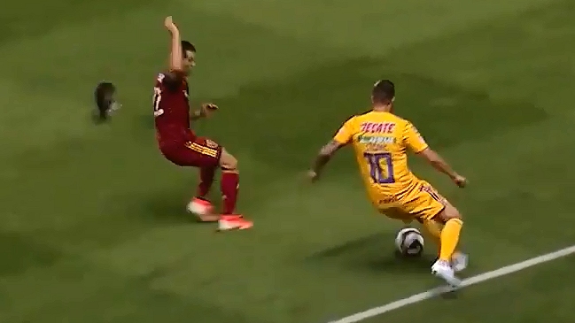 André-Pierre Gignac tuvo que eludir a un gato en duelo de Tigres contra Real Salt Lake City