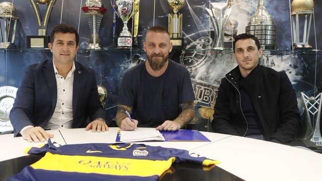 Daniele De Rossi firmó con Boca Juniors por un año