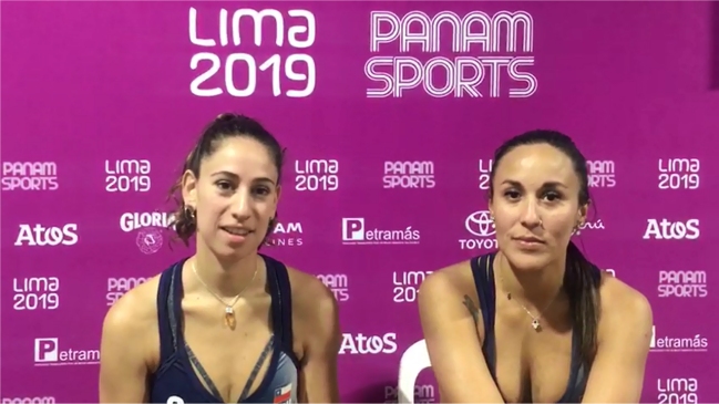 Dupla chilena de voleibol playa tras ganar a Perú: Disfrutamos mucho, pero seguimos con todo