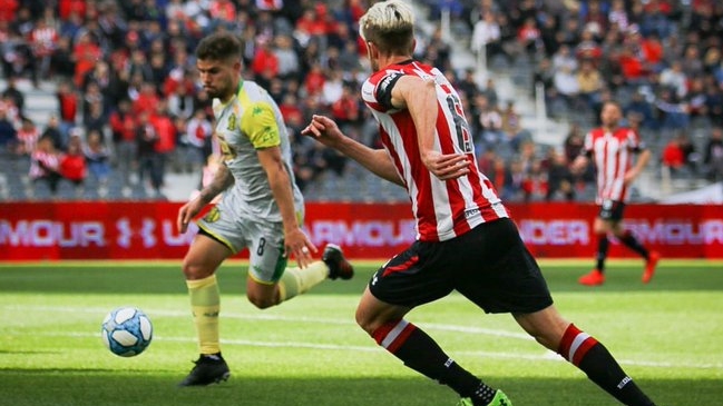 Juan Fuentes debutó en Estudiantes de La Plata con victoria sobre Aldosivi