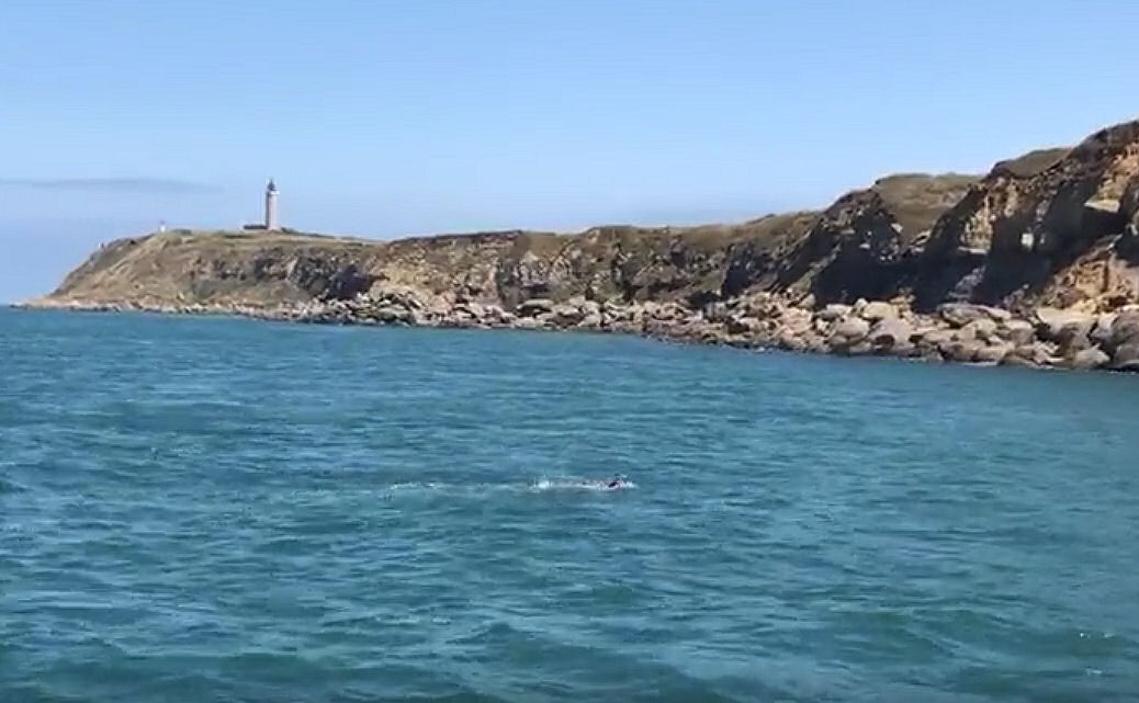 Así fue la travesía de Bárbara Hernández por el Canal de la Mancha
