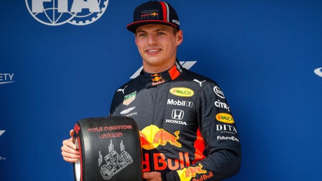 Verstappen tras su pole en Hungría: Estoy muy feliz, pero queda la carrera, que es lo importante