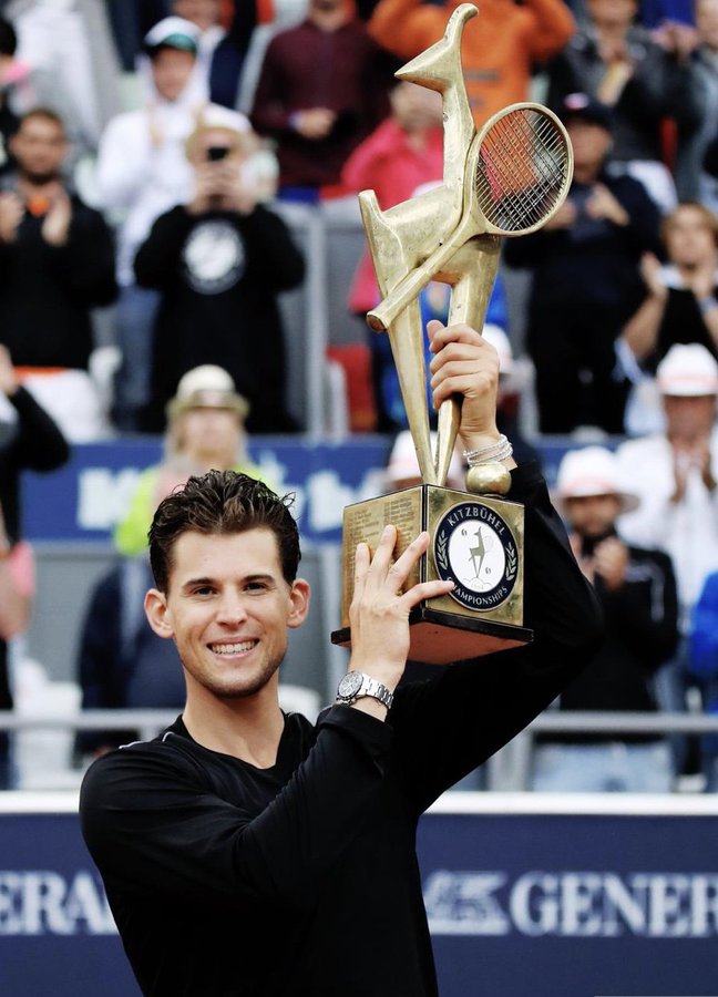 Dominic Thiem derrotó a Albert Ramos se proclamó campeón del ATP de Kitzbühel