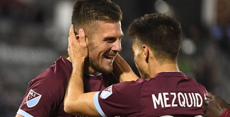 Diego Rubio marcó en “guerra de goles” de Colorado Rapids ante Montreal Impact