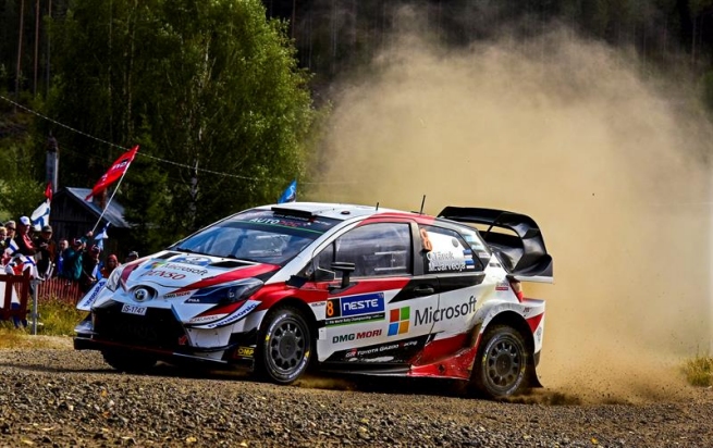 Ott Tanak se proclamó vencedor en el Rally de Finlandia