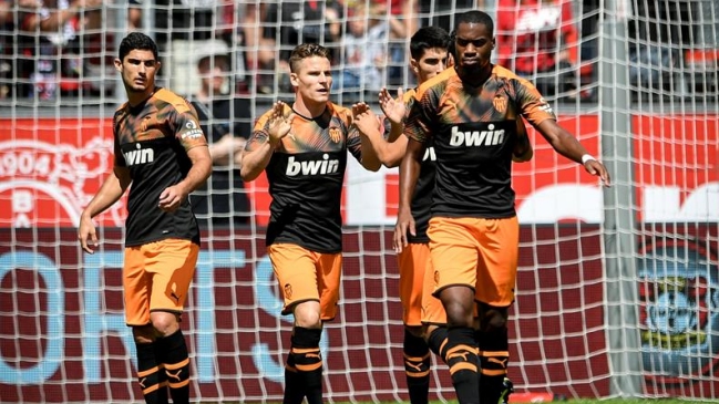 Un inspirado Kevin Gameiro lideró el triunfo de Valencia sobre Bayer Leverkusen