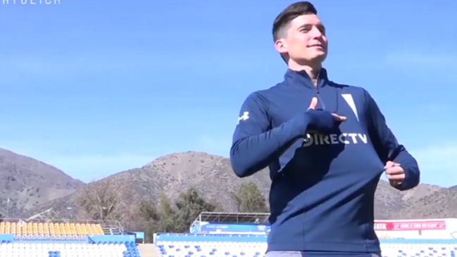 Alfonso Parot y Francisco Silva recorrieron San Carlos tras su regreso a U. Católica