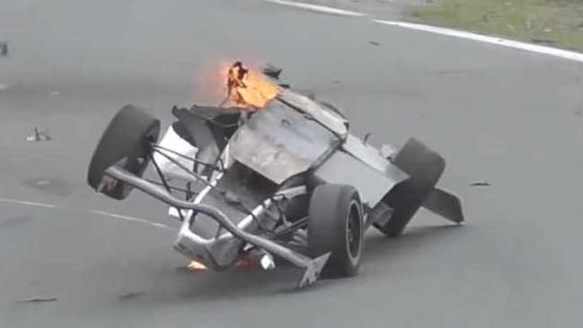 Piloto sufrió grave accidente en competencia holandesa