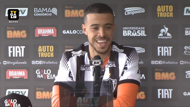 Di Santo sacó carcajadas durante su presentación en Atlético Mineiro: Me decían “Señor Lápiz”