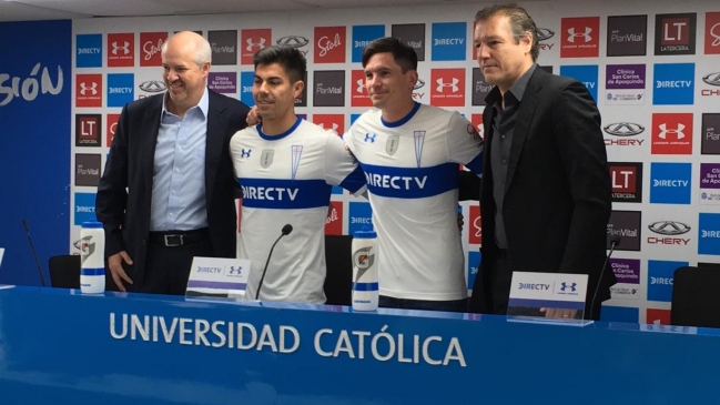 Parot y Silva fueron presentados a los hinchas de la UC en San Carlos de Apoquindo