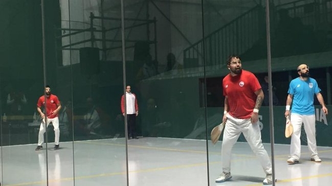 El Team Chile obtuvo medalla de bronce en trinquete masculino de pelota vasca