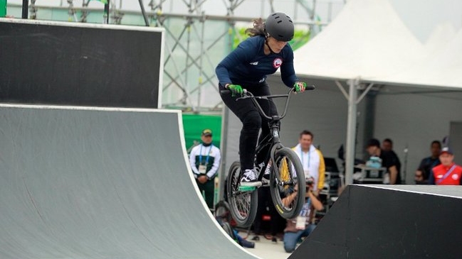 Macarena Pérez ganó medalla de plata en el BMX de los Juegos Panamericanos de Lima 2019