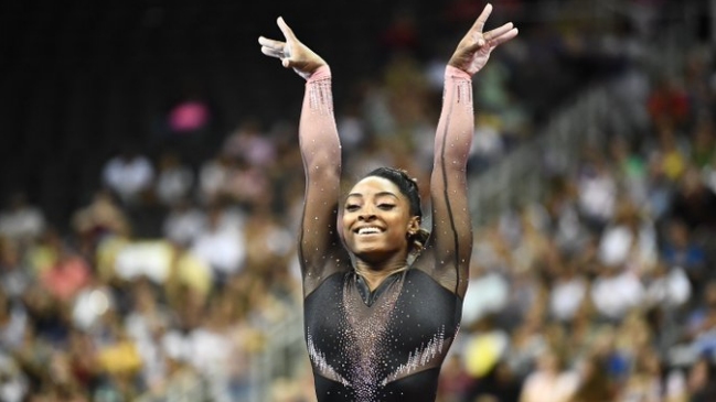 Simone Biles hizo historia al ganar su sexto título de gimnasia artística en Estados Unidos
