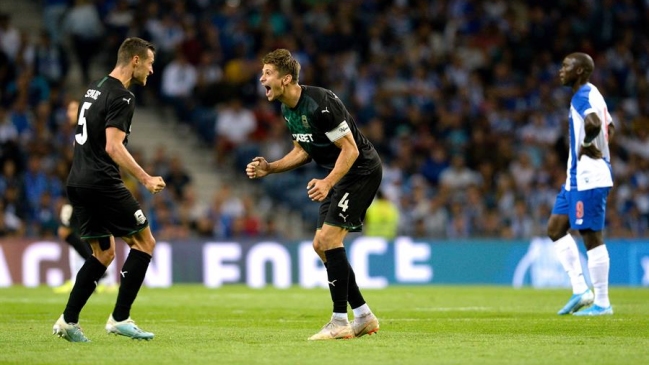Krasnodar sorprendió a Porto y lo eliminó en la tercera ronda clasificatoria a la Champions