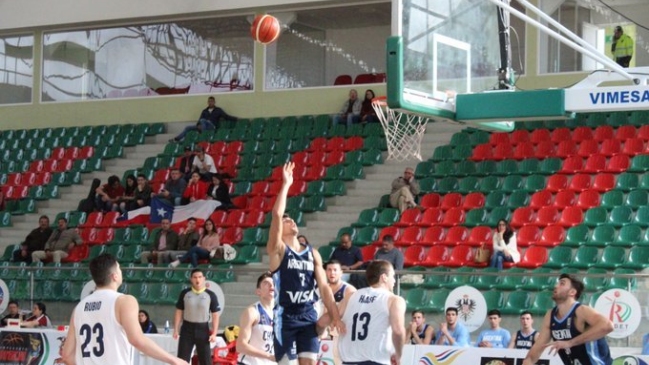 Chile tropezó ante Argentina en el Sudamericano sub 21 de baloncesto