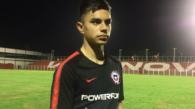 Vicente Pizarro anticipó el amistoso que jugará La Roja sub 17 ante Brasil este jueves