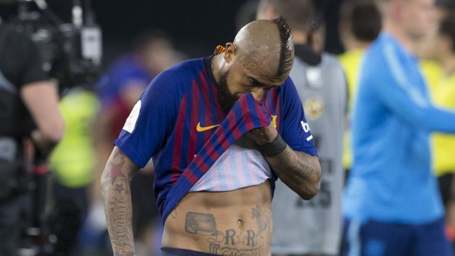 Arturo Vidal quedó fuera de la citación para el partido entre FC Barcelona y Athletic de Bilbao