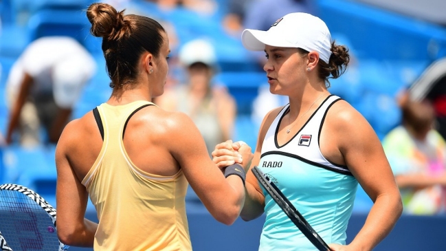 Ashleigh Barty nuevamente debió remontar para seguir avanzando en Cincinnati